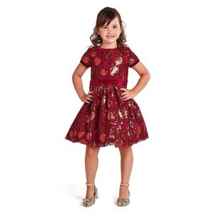 Disney Princess ✨ Snow White ✨ Girl’s Dress Size 3 ✨ Red Sequin Apple 🍎 Dress Up